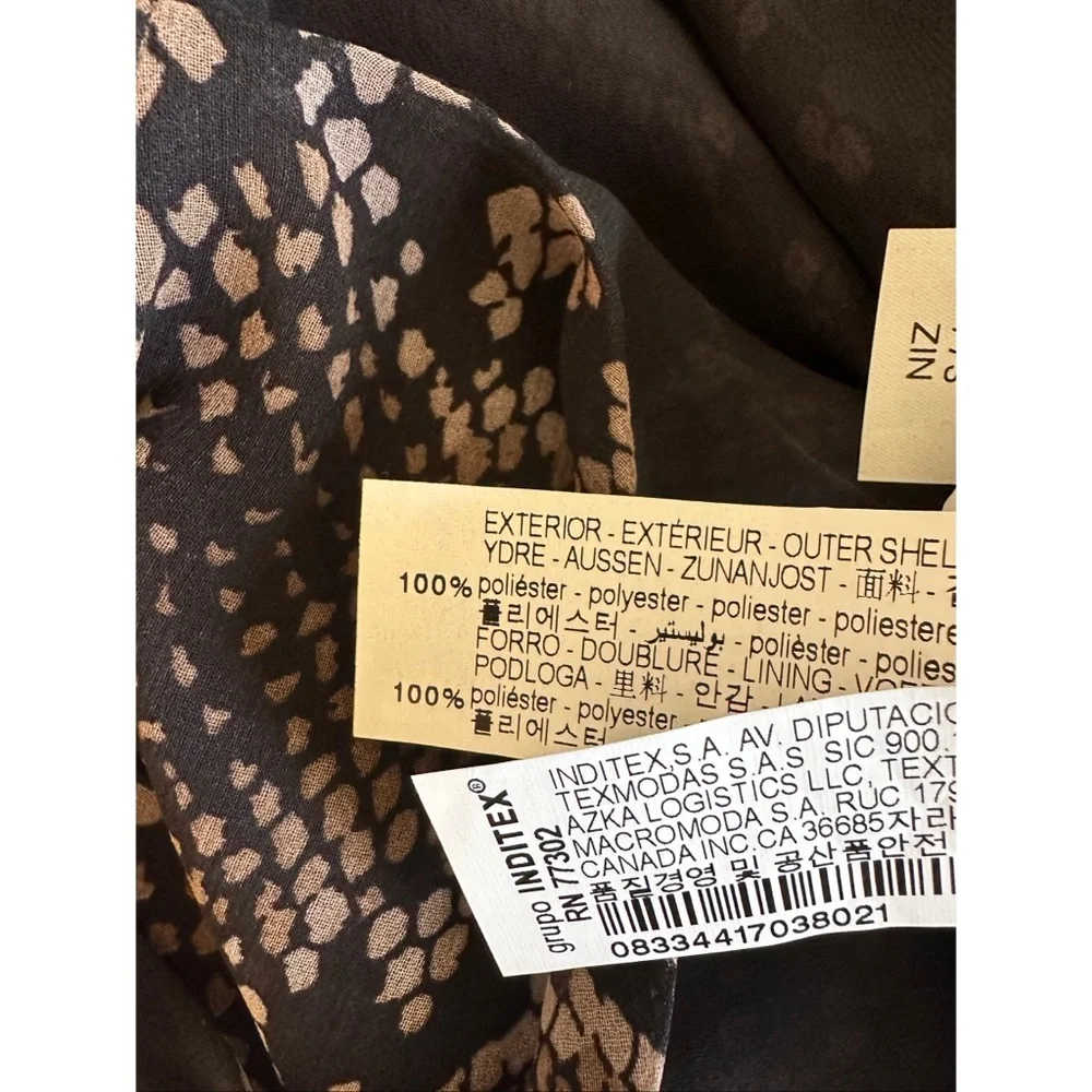 Zara Snake Print Strappy Flowy Tank Top, NWT, S - Picture 11 of 13